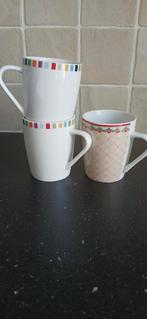 3 koffiemokken van AH ( Albert Heijn), Ophalen, Zo goed als nieuw, Overige stijlen, Kop(pen) en/of Schotel(s)