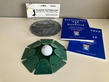 Legend Green Flock Putting Cup + new rubber putting cup beschikbaar voor biedingen