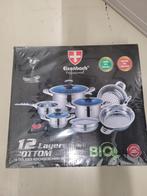 Eisenbach pannenset 16 delig, Huis en Inrichting, Ophalen of Verzenden, Nieuw, Rvs, Pannenset