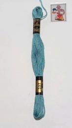 DMC mouline, blauw 597, Mulhouse, France, Ophalen of Verzenden, Borduurgaren of Zijde, DMC