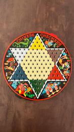 Blikken Chinese Checkers spel., Een of twee spelers, Ophalen of Verzenden, Gebruikt