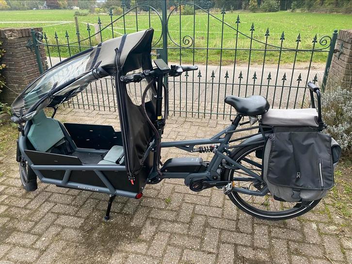 Riese en muller bakfiets, Fietsen en Brommers, Fietsen | Bakfietsen, Zo goed als nieuw, Overige merken, 3 kinderen, Elektrisch