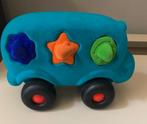 Rubbabu autobus met vormpjes (zgan) (Sp140), Kinderen en Baby's, Speelgoed | Speelgoedvoertuigen, Ophalen of Verzenden