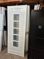 88x231,5cm binnendeur opdek L met glas in lood CD12, Doe-het-zelf en Verbouw, Ophalen, 80 tot 100 cm, Binnendeur, Nieuw