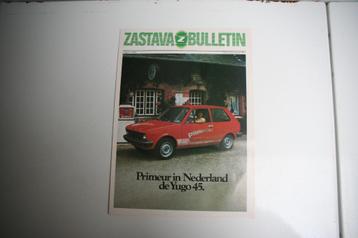 Folder Zastava Bulletin modellenprogramma (1-1983) (3) beschikbaar voor biedingen