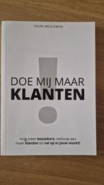 Doe mij maar klanten - Youri Meuleman nieuw, Boeken, Ophalen of Verzenden, Nieuw, Youri Meuleman