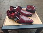 Handgemaakte Spaanse rode puntschoenen Pepe Milan, Overige kleuren, Nieuw, Ophalen of Verzenden, Veterschoenen