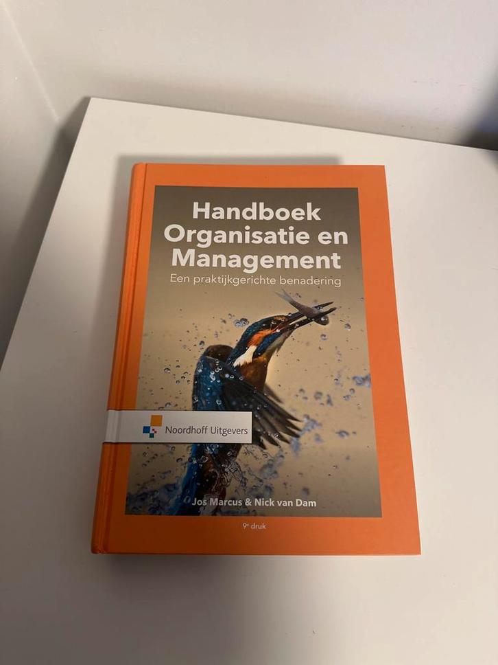 Handboek Organisatie en Management - Marcus & van Dam, Boeken, Economie, Management en Marketing, Gelezen, Management, Ophalen of Verzenden