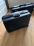 Samsonite en Delsey koffers, Ophalen, Gebruikt, Hard kunststof, Slot