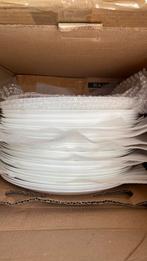 30 stuks egaal witte bordjes IKEA 25cm diameter, Huis en Inrichting, Keuken | Servies, Nieuw, Glas, Bord(en), Overige stijlen