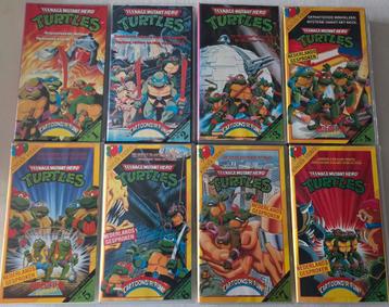 Teenage Mutant Hero Turtles Nummer : 1,2,3,4,5,6,7 & 8 VHS beschikbaar voor biedingen