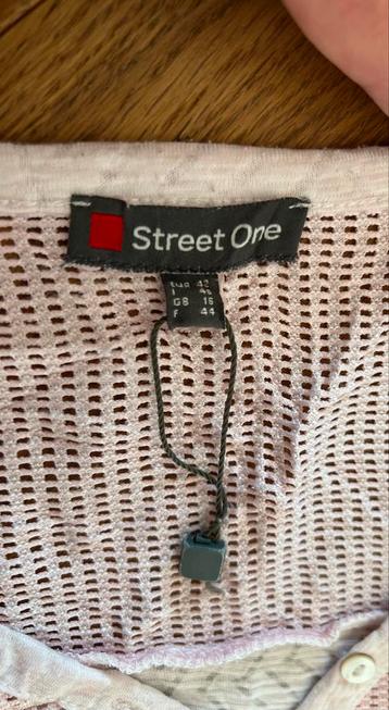 Street One lichtroze Blouse - Maat 42/44 beschikbaar voor biedingen