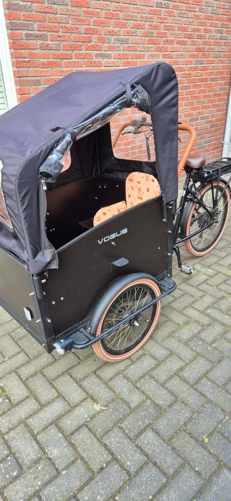 Troy bakfiets, Fietsen en Brommers, Fietsen | Bakfietsen, Gebruikt, Overige merken, Huif, Ophalen