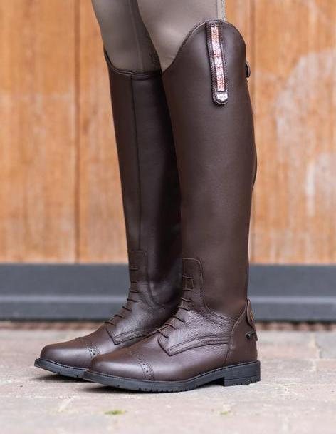 Verona Horze rijlaarzen Bruin, Dieren en Toebehoren, Paardrijkleding, Zo goed als nieuw, Dames, Schoeisel, Recreatie, Ophalen of Verzenden