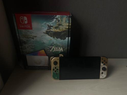 Nintendo switch zelda editie + 9 games, Spelcomputers en Games, Spelcomputers | Nintendo Switch, Zo goed als nieuw, Switch OLED