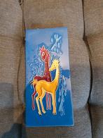 Vintage Wandtegel met herten, Antiek en Kunst, Antiek | Wandborden en Tegels, Ophalen of Verzenden