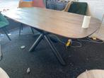 Tafel deens ovaal 240x100 of 280x100 stalen matrix poot, Ophalen, 100 tot 150 cm, Vijf personen of meer, Ovaal