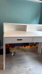 Bureau wit met lades, Ophalen, Gebruikt, Bureau