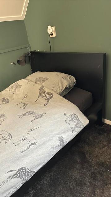 Eenpersoonsbed malm zwart ikea - afbeelding 2