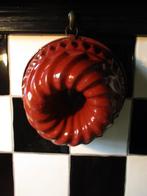 Chocolade bruine emaille tulband, Antiek en Kunst, Ophalen of Verzenden
