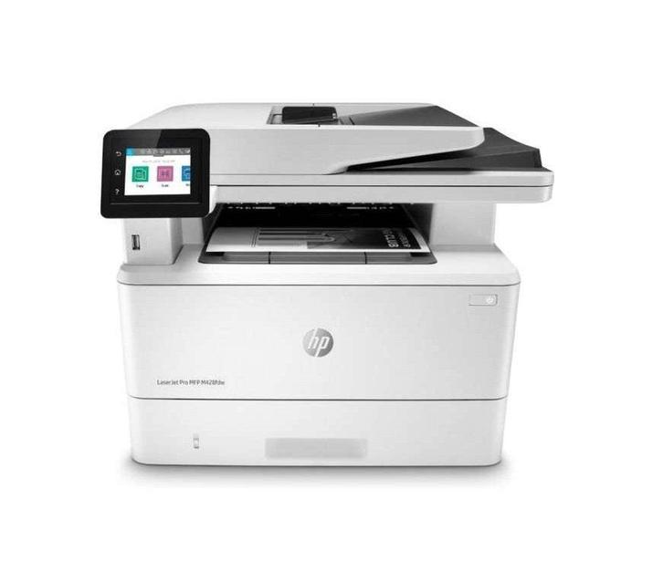 HP LaserJet Pro MFP M428fdw (4 in, Computers en Software, Printers, Zo goed als nieuw, All-in-one, Laserprinter, Faxen, Kopieren
