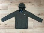 NIEUW Puma drycell wind/regenjack jas legergroen groen 152, Kinderen en Baby's, Kinderkleding | Maat 152, Ophalen of Verzenden