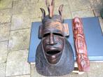 Beeld, houtsnijwerk uit Afrika, masker., Antiek en Kunst, Kunst | Beelden en Houtsnijwerken, Ophalen
