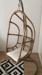 Hangstoel Hidde Rotan Met Frame, Tuin en Terras, Ophalen, Zo goed als nieuw, Metaal, Verstelbaar