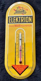 Vintage glacoide thermometer electrion (rob otten, Verzamelen, Merken en Reclamevoorwerpen, Reclamebord, Gebruikt, Ophalen of Verzenden