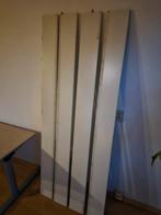 Auping Auronde 200x200 ombouw planken, Gebruikt, Wit, Tweepersoons, Ophalen of Verzenden