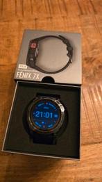Garmin Fenix 7X Solar - 51 MM, Gebruikt, Zwart, Ophalen of Verzenden, Waterdicht
