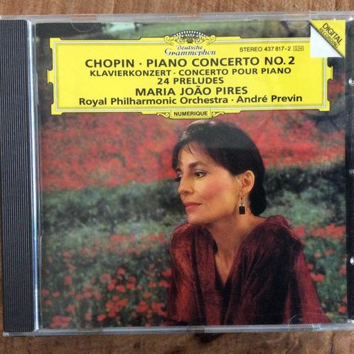 Chopin - Pianoconcert no 2 + 24 Preludes. Pires & RPO/Previn, Cd's en Dvd's, Cd's | Klassiek, Gebruikt, Kamermuziek, Romantiek