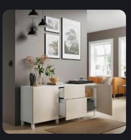 Nieuw : 2x Frontjes selsviken - hoogglans beige - 60x26cm, Huis en Inrichting, Kasten | Ladekasten, Zo goed als nieuw, Minder dan 100 cm