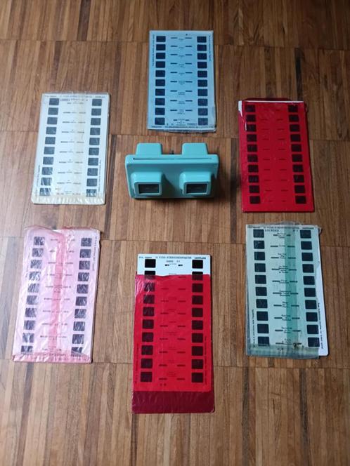 Oude viewmasters met 7 kaarten Lourdes, Verzamelen, Religie, Zo goed als nieuw, Christendom | Katholiek, Kaart of Prent, Ophalen of Verzenden