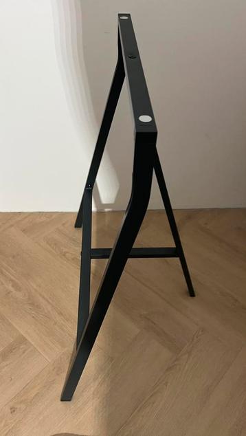 Ikea Lerberg tafel / bureau poten 2 stuks van staal beschikbaar voor biedingen