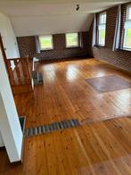 Grenen oude vloerdelen, 3cm dik, ca. 40m2, Doe-het-zelf en Verbouw, Ophalen, Gebruikt, Grenen, 25 tot 50 mm