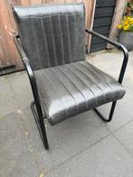 Leren Dutchbone Stoel, Huis en Inrichting, Stoelen, Ophalen, Gebruikt, Bruin, Leer