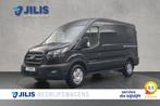 Ford Transit 350 2.0 L2H2 165 PK Automaat | Dubbel schuifdeu, Auto's, Stof, 4 cilinders, Zwart, 11 km/l