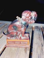 Antieke Bull Dog Bank spaarpot, Ophalen of Verzenden