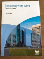 B.S. Mol - MBA Belastingwetgeving, Ophalen of Verzenden, Nieuw, B.S. Mol