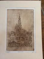 Zierikzee ets grafure, Antiek en Kunst, Kunst | Etsen en Gravures, Ophalen of Verzenden