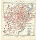 1914 - Haarlem stadsplan, Antiek en Kunst, Kunst | Etsen en Gravures, Ophalen of Verzenden