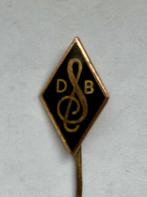 Emaille speld Deutscher Sängerbund (DSB) Messing kleur, Ophalen of Verzenden, Landmacht, Embleem of Badge