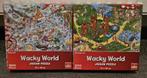 2 puzzels Wackey World (Jigsaw Puzzle), Ophalen, 500 t/m 1500 stukjes, Zo goed als nieuw