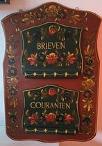 Antiek Hindelooper brieven/kranten houder, Ophalen of Verzenden