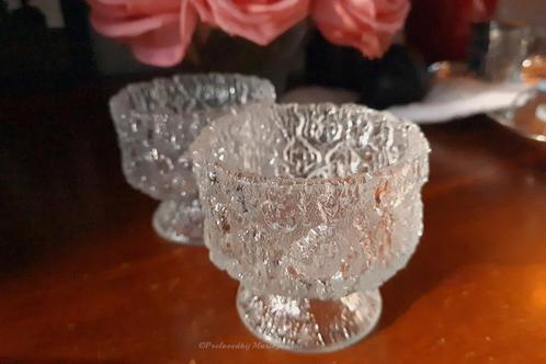 Tapio Wirkkala voor Iittala, dessert coupes ijsglas op voet, Antiek en Kunst, Antiek | Glas en Kristal, Ophalen of Verzenden