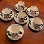 Villeroy & Boch Wild - Rose 6 grote kop en schotels, Ophalen of Verzenden, Zo goed als nieuw, Overige stijlen, Kop(pen) en/of Schotel(s)