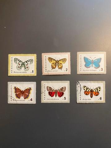 Bulgarije Postzegels - Vlinders - Gestempeld beschikbaar voor biedingen