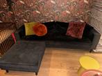 WOOOD 3 zits bank “Robin” antraciet inclusief poef TEAB, Ophalen, 250 tot 300 cm, Gebruikt, 75 tot 100 cm
