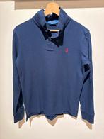Blauwe Ralph Lauren Longsleeve Polo - Maat 18-20, Ophalen of Verzenden, Gedragen, Overige maten, Blauw